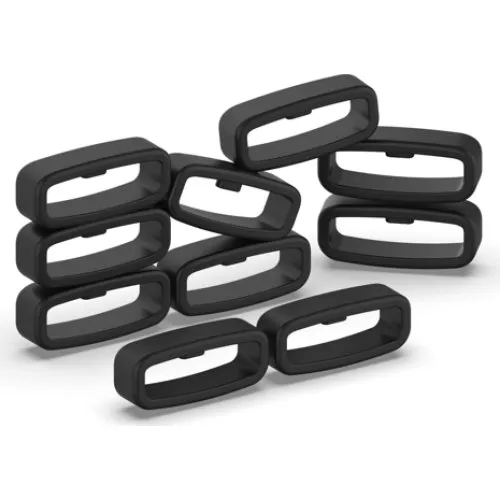 Sløjfe til 20 mm urremme, 10-pak, Sort