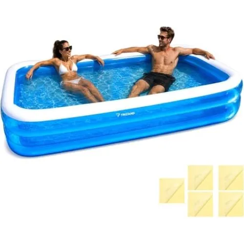 Oppustelig Pool / Badebassin - 262x175x50 cm