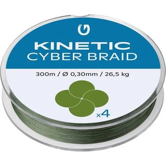 Kinetic Cyber Braid 4, 150m, 0,30mm, 26,5kg