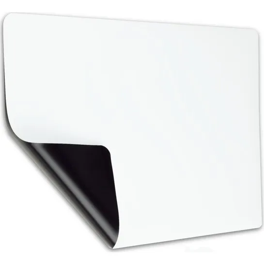 Magnetisk whiteboard til køleskab - A4 hvid aftørbar tavle