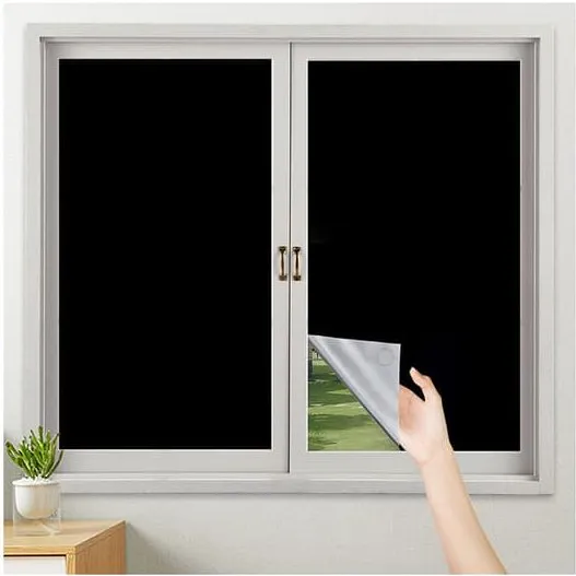 DIY Mørklægningsgardin Black 145 x 100 cm