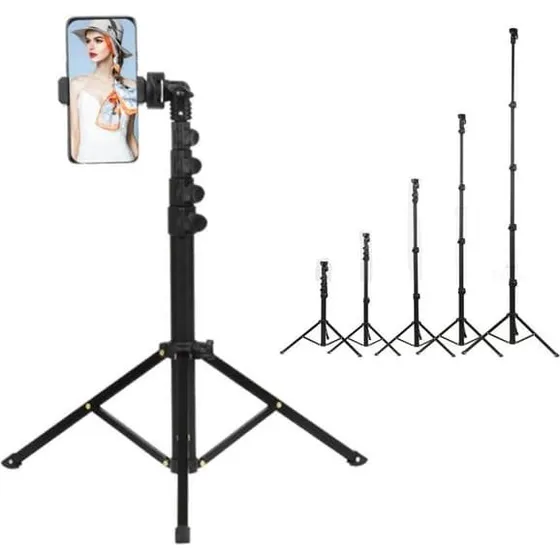 Mobil stativ og selfie stick (45-160 cm) med 360° rotation