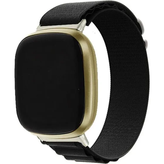 Urrem Nylon Black til Fitbit Versa 3