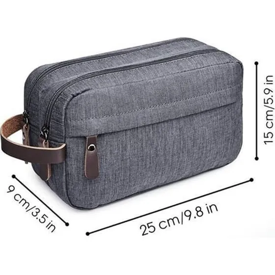 Toilettaske med stor kapacitet - Grey