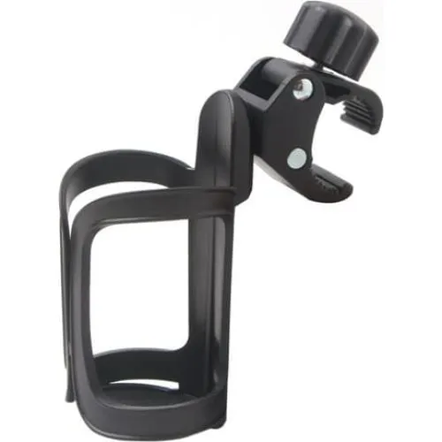 Roterbar flaskeholder til cykel - Sort