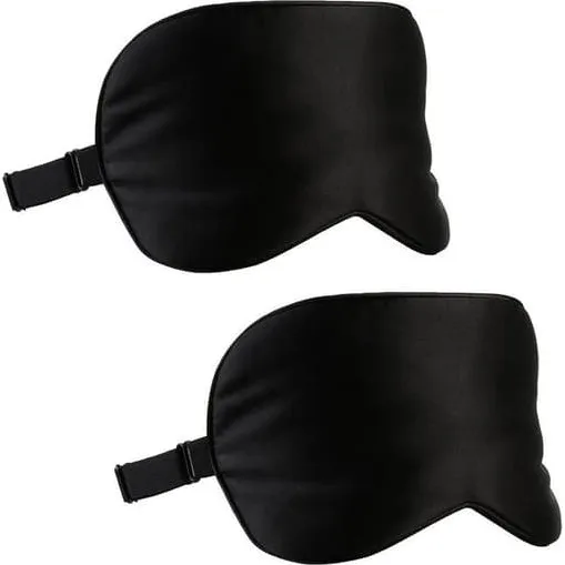 Sovemaske 100% silke 2-pack