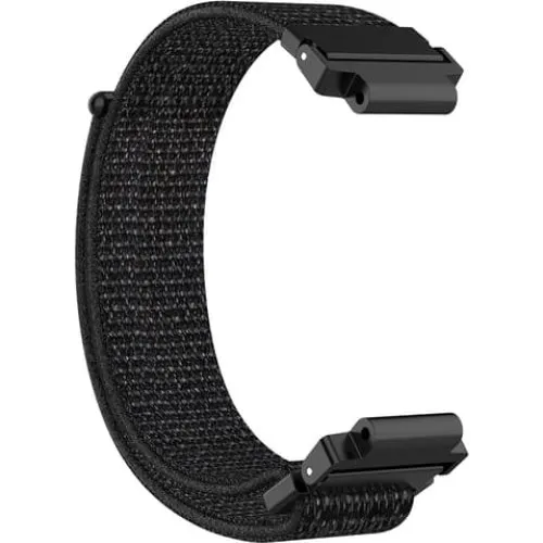 Garmin Forerunner Nylon Armbånd - Sort - 22mm