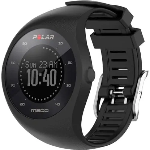 Polar M200 Silikone Armbånd - Sort