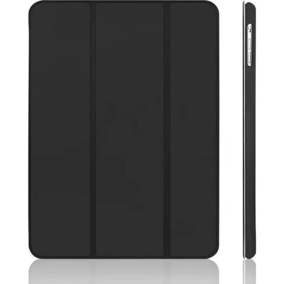 Sort PU Læder Smart Cover til iPad Air 1/2 & iPad 9.7"