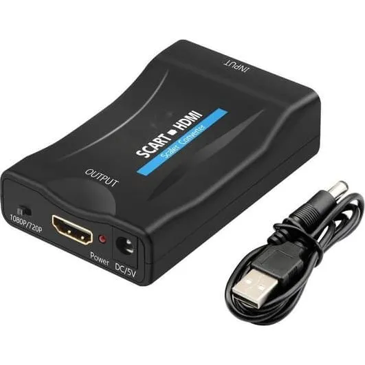 SCART til HDMI converter 1080p