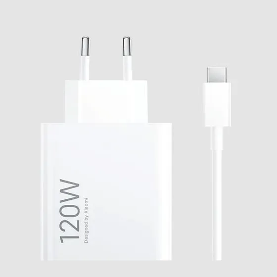 Xiaomi 120W HyperCharge væglader med USB-C-kabel