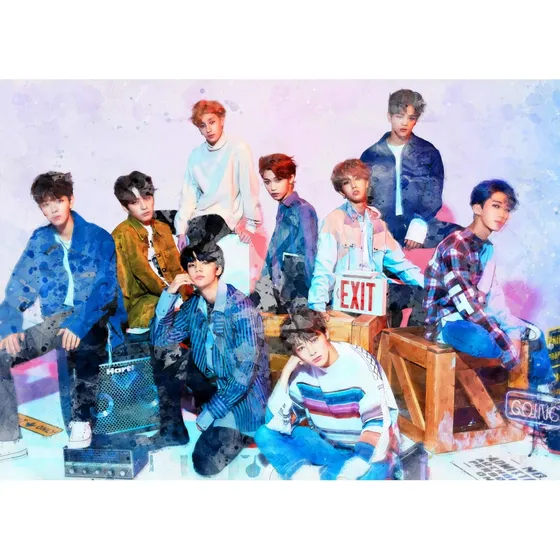 Mad Labs Stray Kids K-Pop Plakat - A3 Fan Art