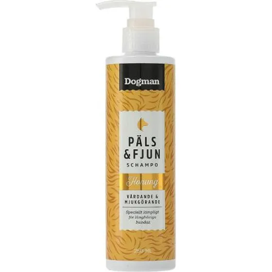 Dogman Päls & Fjun Nærende Honning Hundeshampoo 250ml