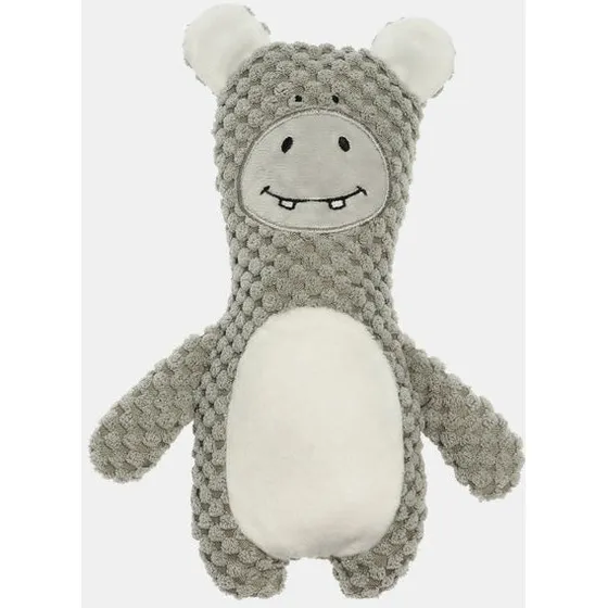 Hippo Soft Bamse - Grå Flodhest 20cm med pivelyd