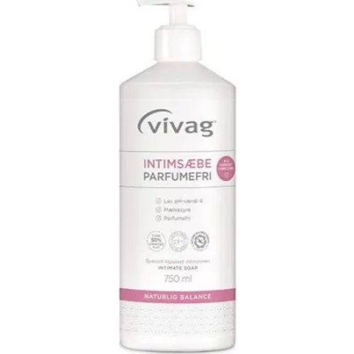 Vivag Intimsæbe Parfumefri 750 ml