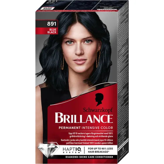 Schwarzkopf Brillance Intensive Color Creme 891 Blue Black 60 ml