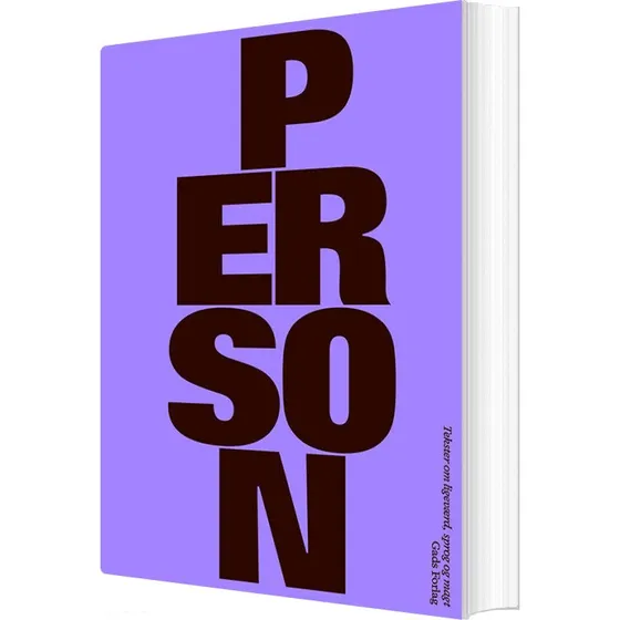 Person – Tekster om køn, sprog og magt (hæftet)