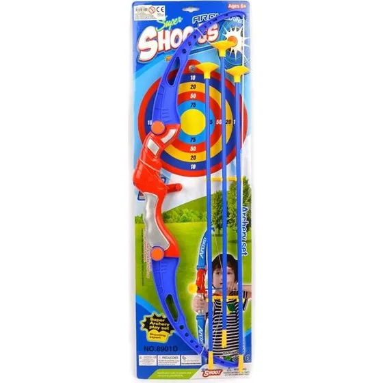Bue med pile og sugekopper – 62 cm udendørs leg