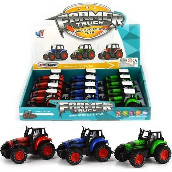 Leksaksbilar 61132 Traktor - 10 cm metal og plast