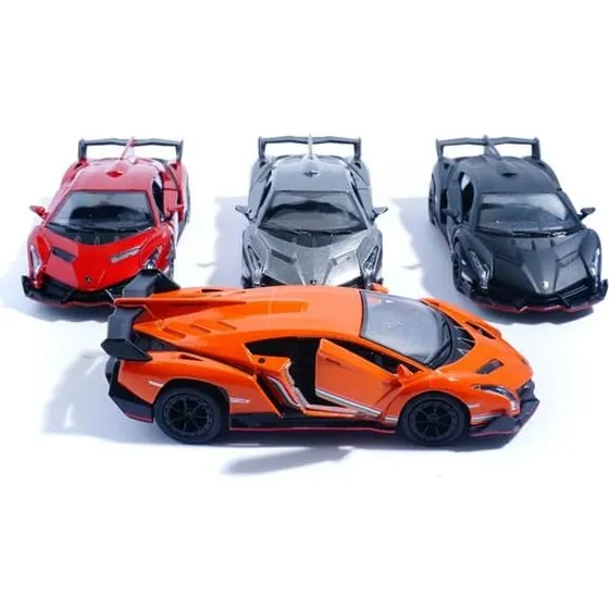 Robetoy Lamborghini Veneno 1:36 Modelbil i metal - 13 cm