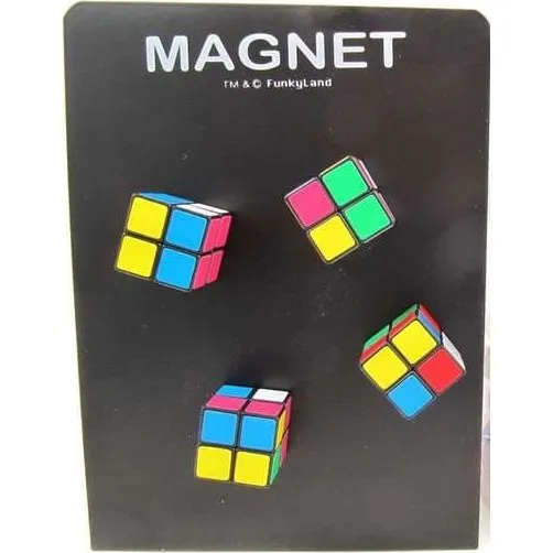 Rubik's Cube 2x2 Mini Magnet - 2,5x2,5x2,5 cm
