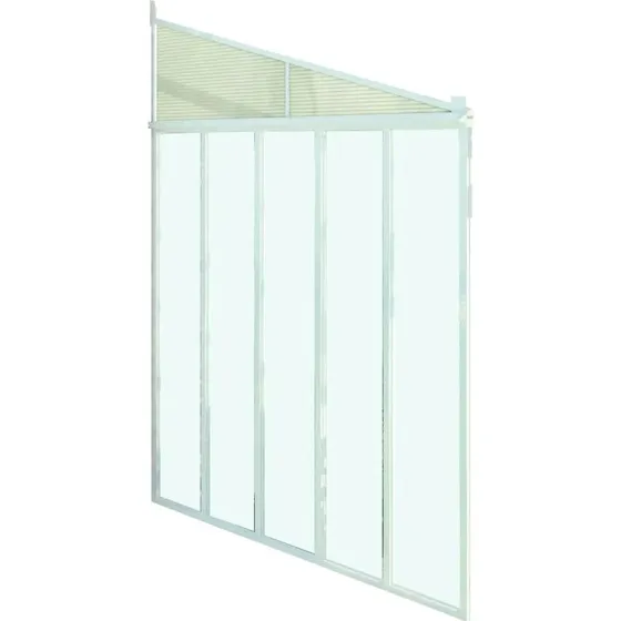 Palram Canopia Feria 4m Sidevæg - Hvid (340 x 330-305 cm)