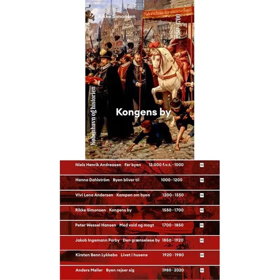 København og historien — Bind 1-8 samlet (hardback)