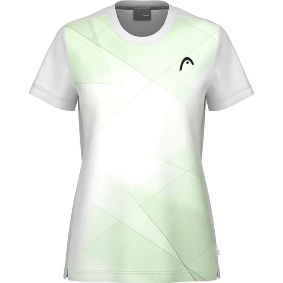 Head Tie-Break T-shirt til kvinder - White/Celery Green