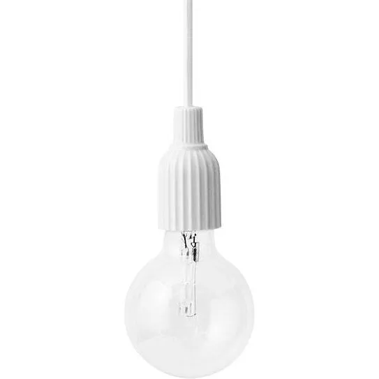 Lyngby Fitting #01 h8,7 cm porcelæn – hvid