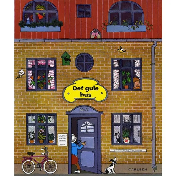 Det gule hus – billedbog for børn (hardcover)