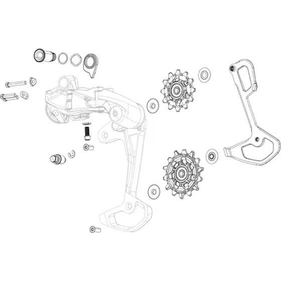 SRAM Eagle S200 Inner Cage Kit til 12-speed bagskifter