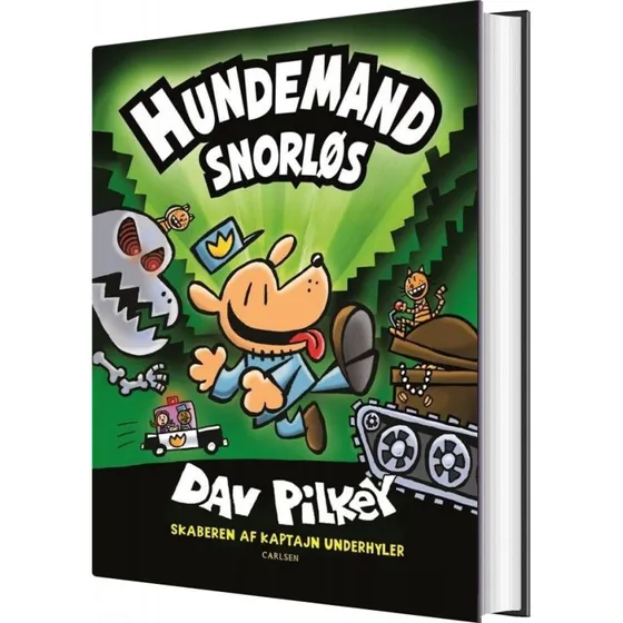 Hundemand 2: Snorløs — Dav Pilkey (Hardcover børnebog)