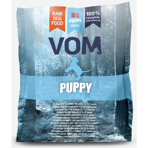 VOM Puppy fuldfoder - Kødboller - 560g