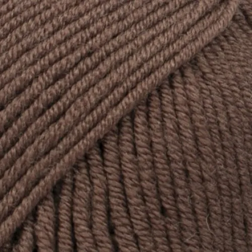 Drops Merino Extra Fine Garn Unicolor 49 Chokolade