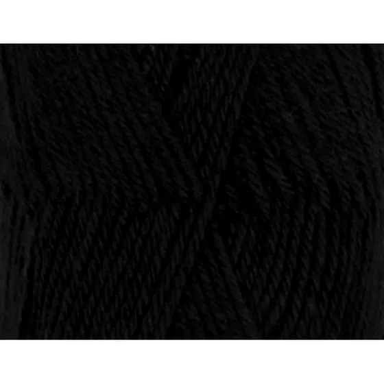 DROPS Nord 02 Sort - Blødt Alpaca & Uldgarn