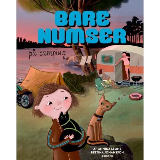 Bare numser på camping - Børnebog (Hardcover)