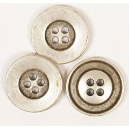Rund Metal Knap 20 mm