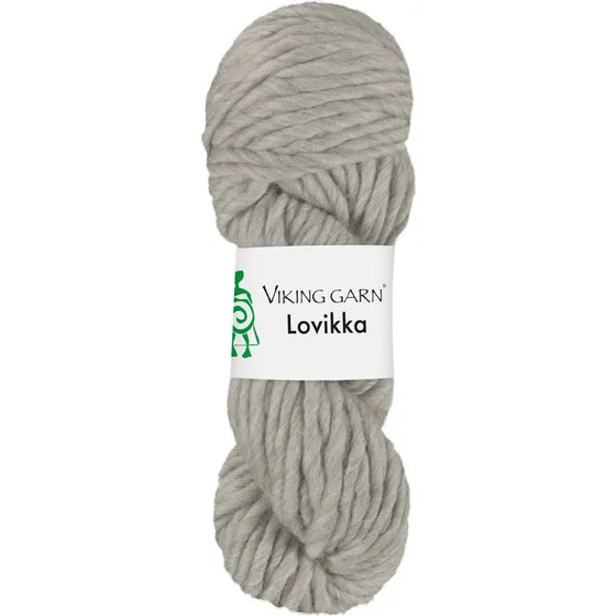 Viking Lovikka 213 Lys grå - 100% Merino uldgarn