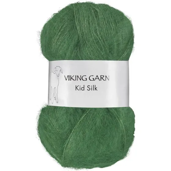 Viking Kid Silk 332 Grøn - Mohair/Silk