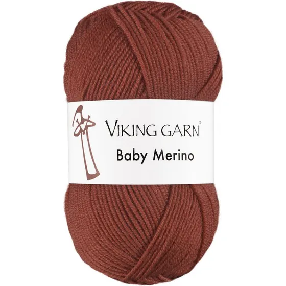 Viking Baby Merino 254 Rust - 100% Merinould