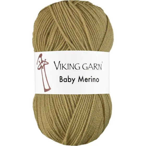 Viking Baby Merino 241 Kakigrøn - 100% Merinould
