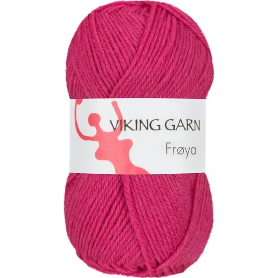Viking Frøya 263 Rosa - Superwash uld/nylon garn
