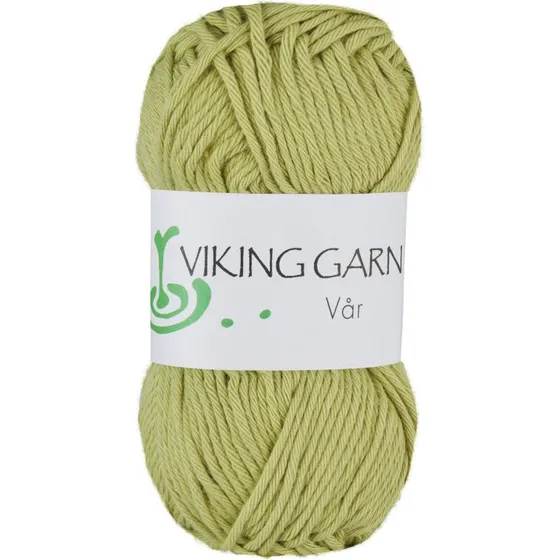 Viking Vår 431 Lys Grøn Bomuldsgarn