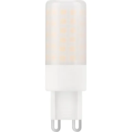 e3light WarmDim G9 stiftpære 5W 2000–2700K RA90