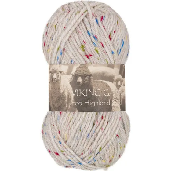 Viking Eco Highland Wool 270 Hvid Tweed