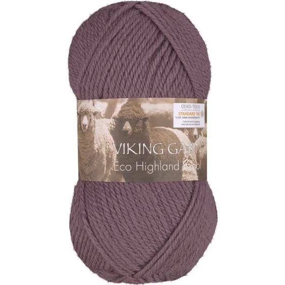 Viking Eco Highland Wool 268 Lilla - 100% Merinould