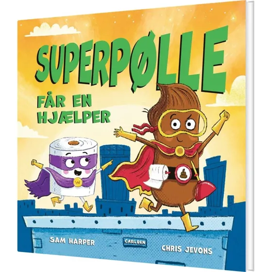 Superpølle får en hjælper – børnebog (hardcover)