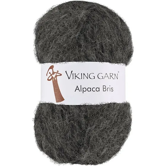 Viking Bris Alpaca-garn - 315 Grå
