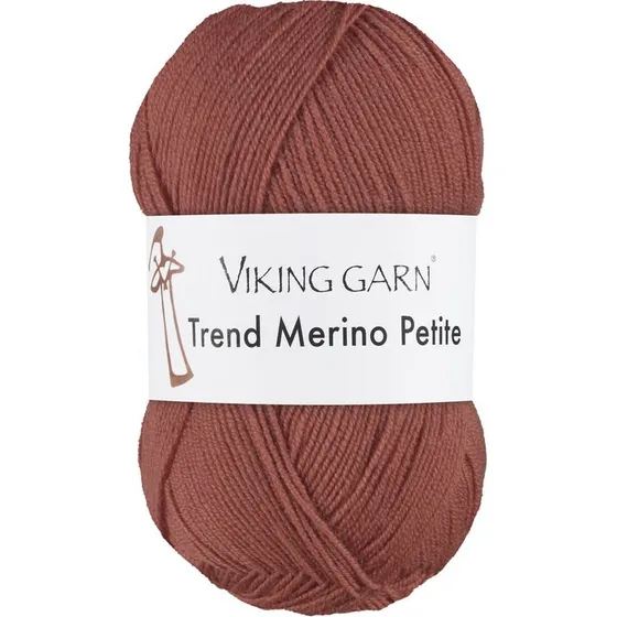Viking Trend Merino Petite 370 Lys Burgunder - 100% Merinould