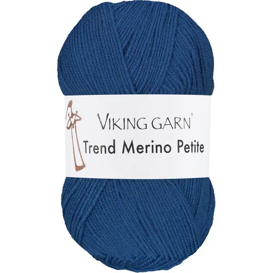 Viking Trend Merino Petite 325 Blå - 100% Merinould